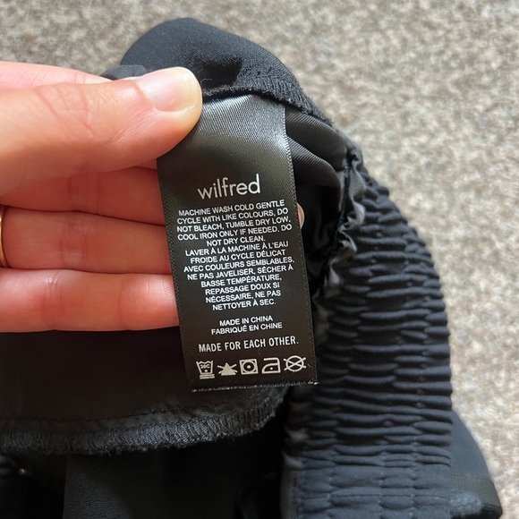 Wilfred Black High Waist Women Shorts - Picture 3 of 9